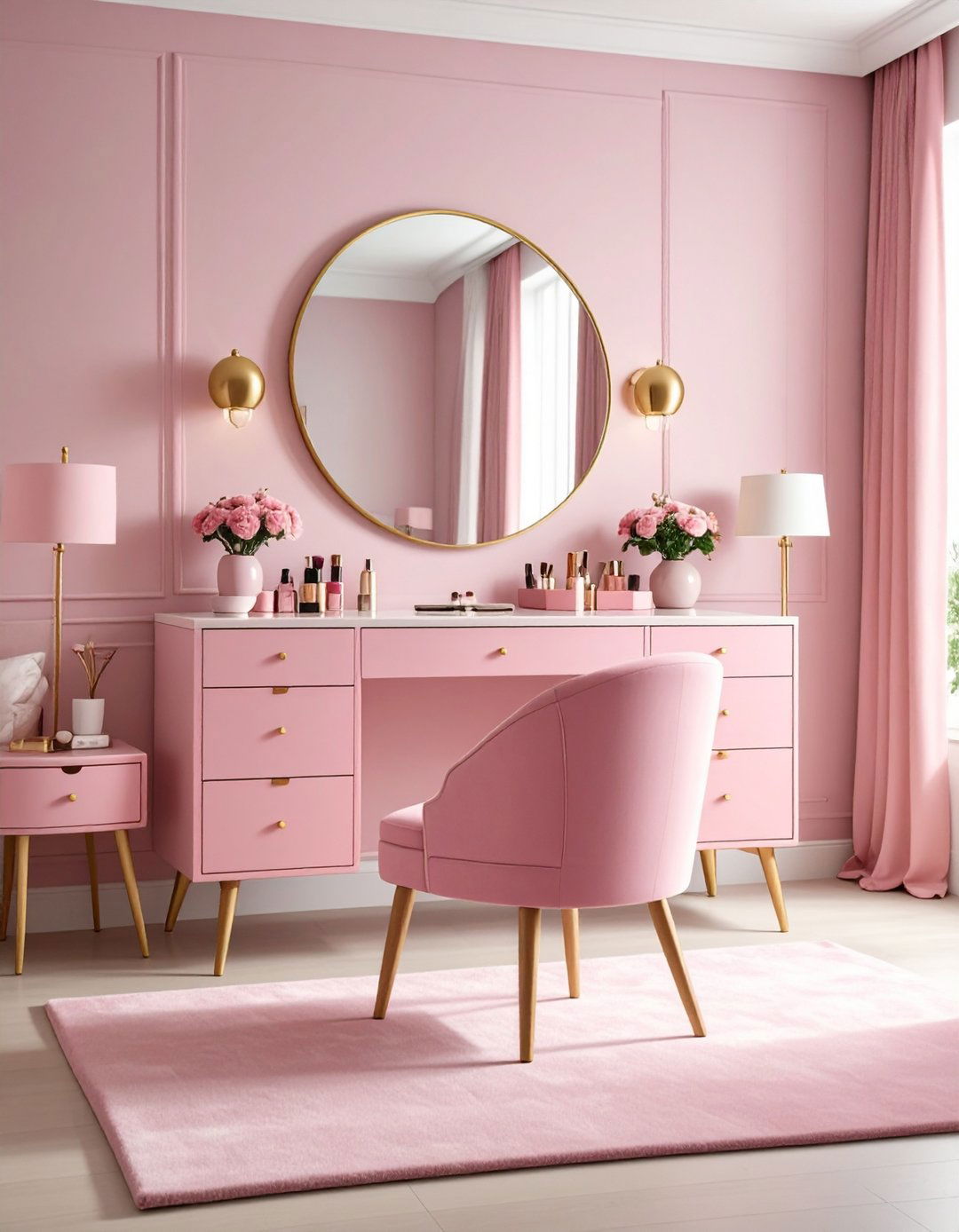 Ergonomic Comfort Focused Design - 24 Makeup Vanity Ideas