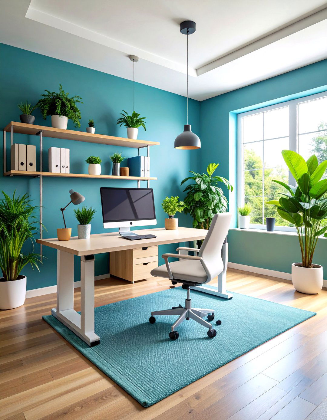 Ergonomic Health Focused Room - 24 Study Room Ideas
