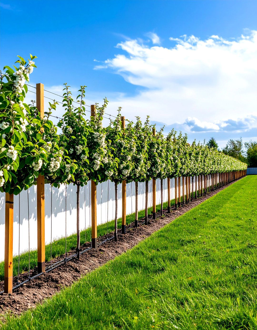 Espalier Fruit Tree Fencing - 24 Small Garden Fence Ideas