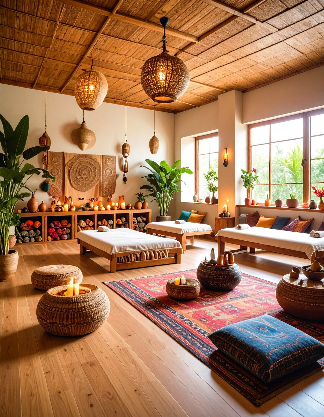 Ethnic Cultural Fusion Environment - 24 Massage Room Setup Ideas