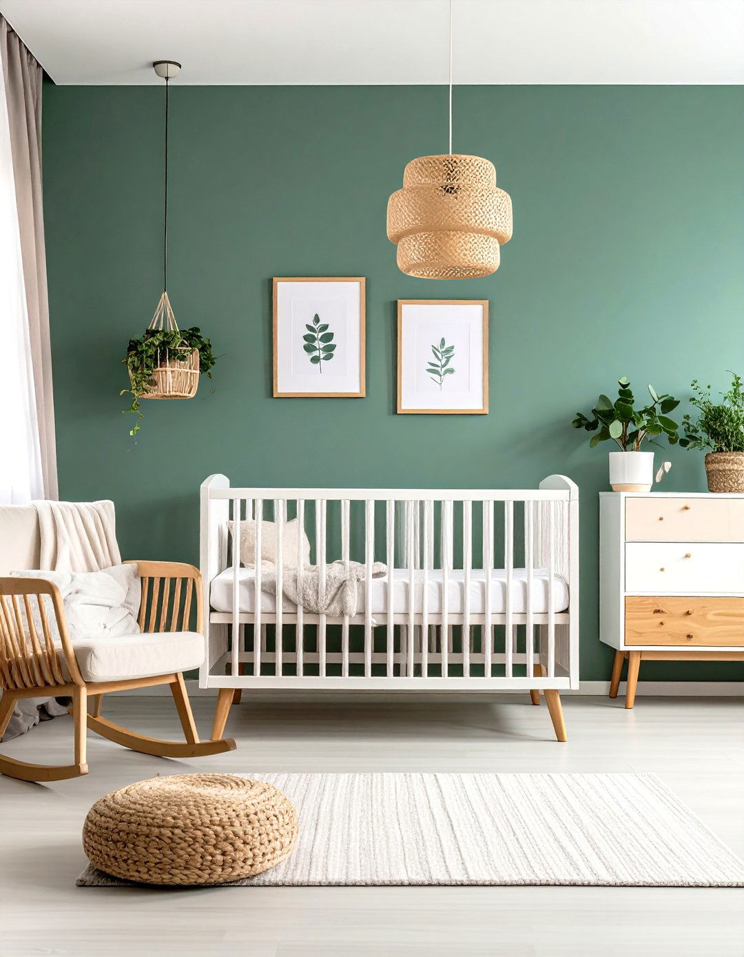 Eucalyptus Green Spa Serenity - 24 Nursery Color Ideas