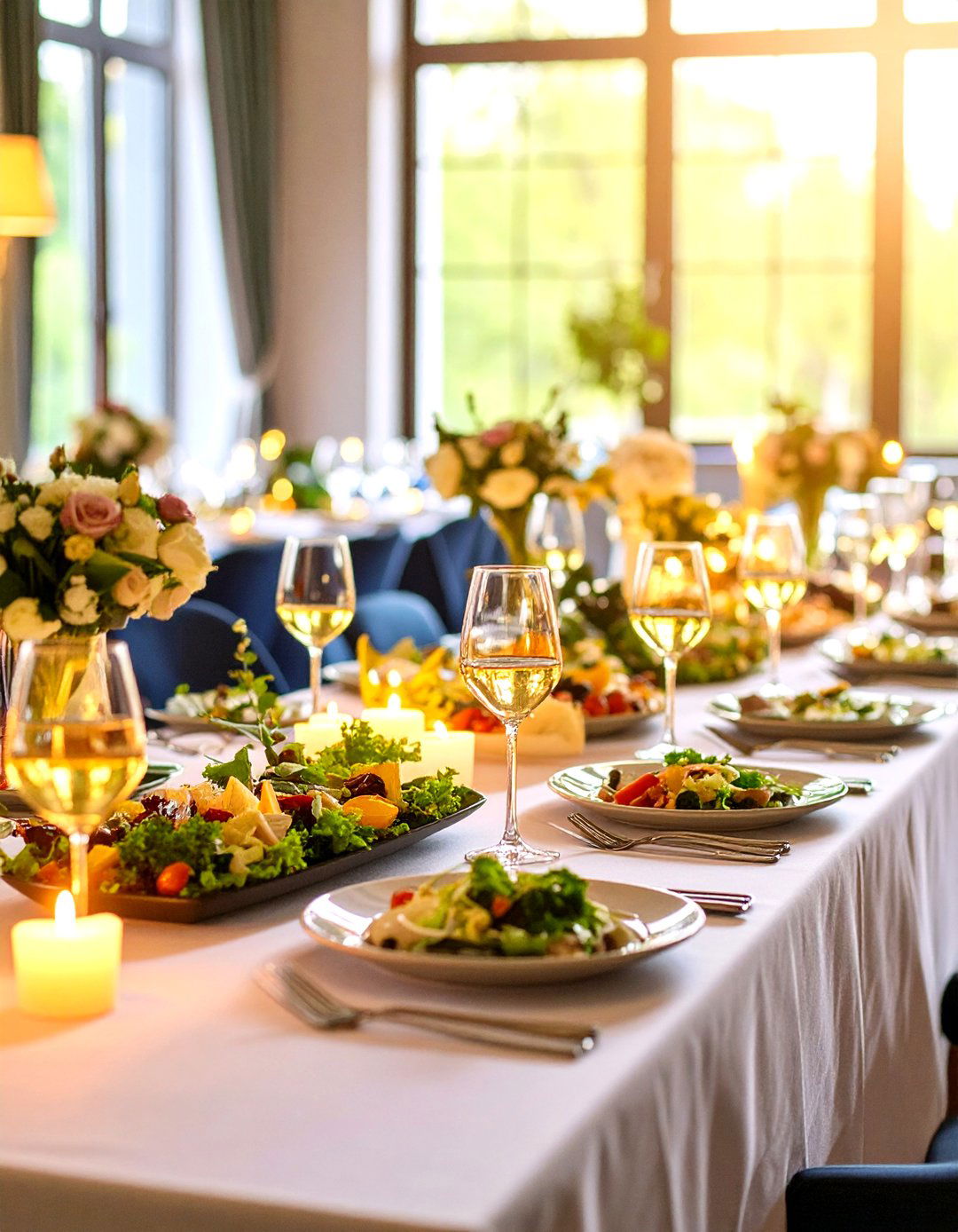 European Style Languid Dinner Reception - 24 Wedding Reception Ideas