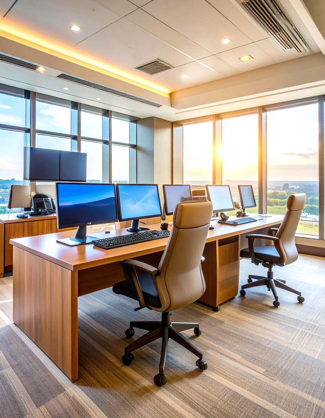 Executive Business Command Centers - 24 Hotel Room Design Ideas