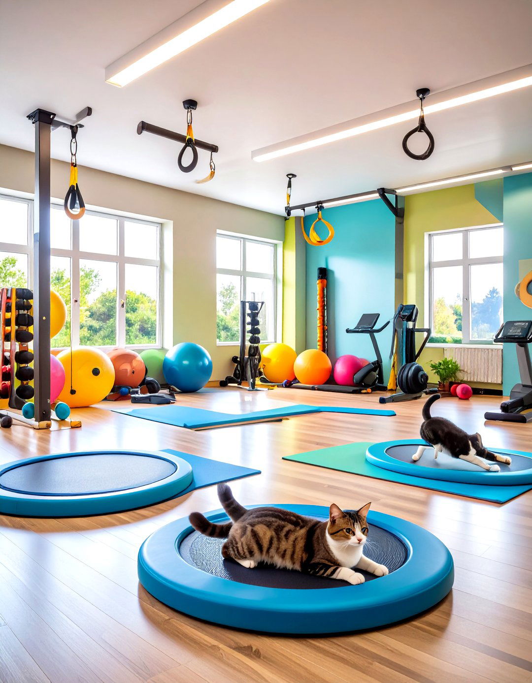 Exercise and Fitness Area - 24 Cat Room Ideas