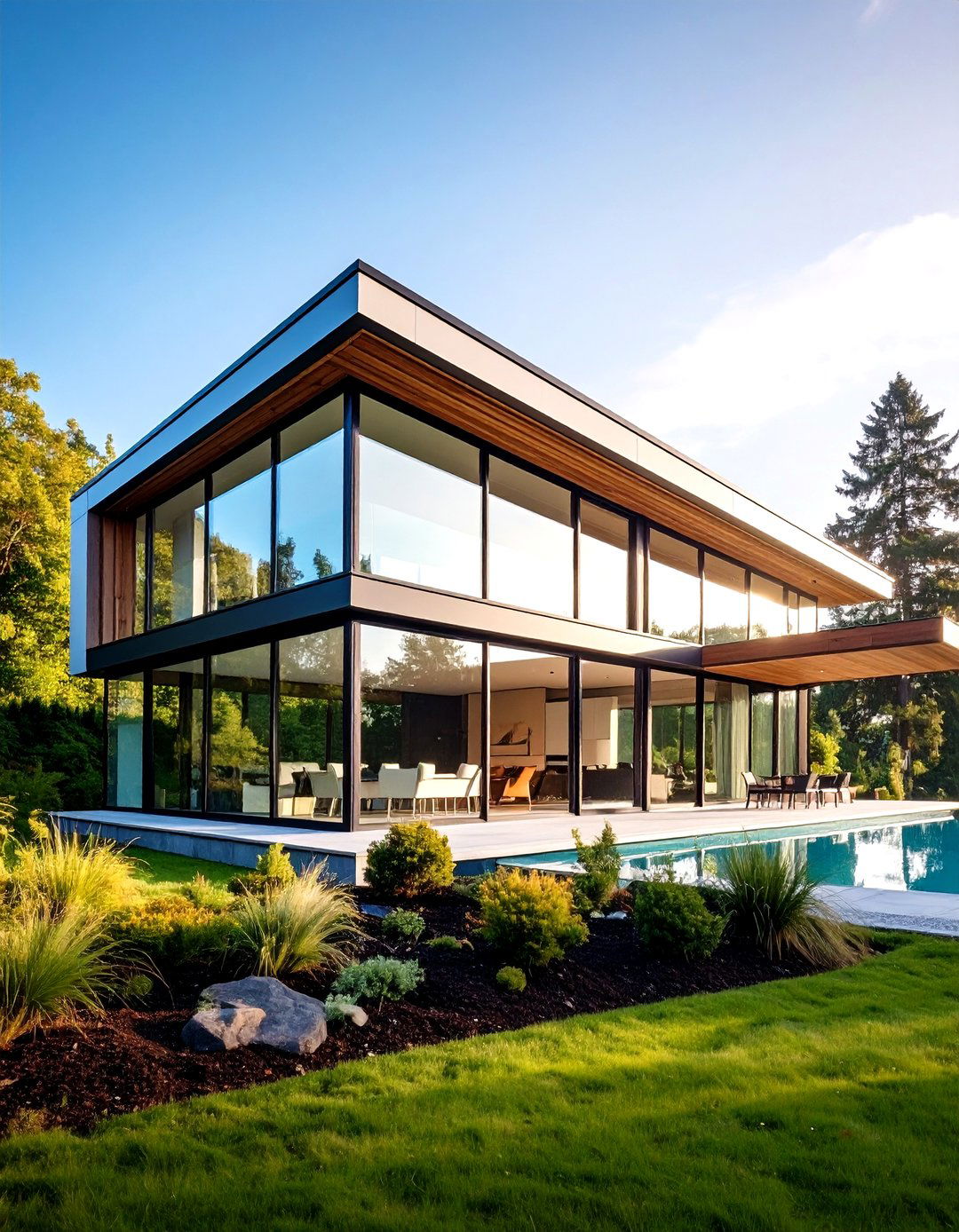 Expansive Window Walls - 24 Scandinavian House Exterior Ideas