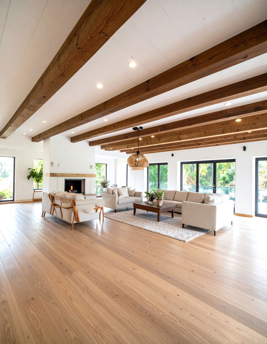 Exposed Beam Ceiling Features - 24 Spanish Mediterranean House Ideas