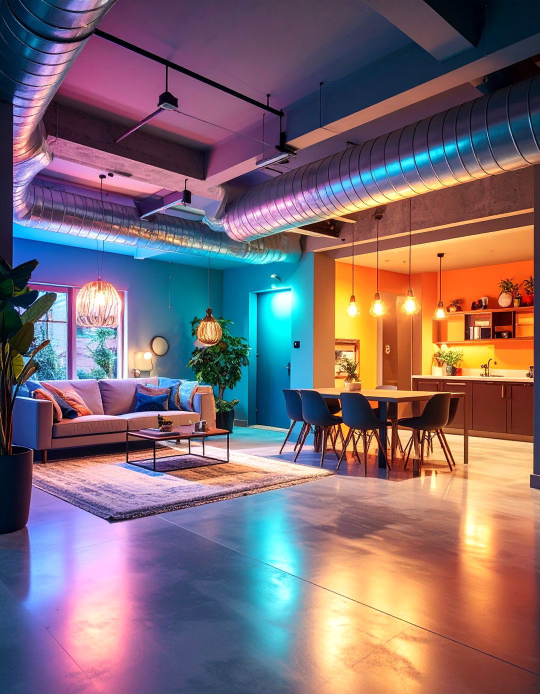Exposed HVAC Artistic Enhancement - 24 Exposed Basement Ceiling Ideas