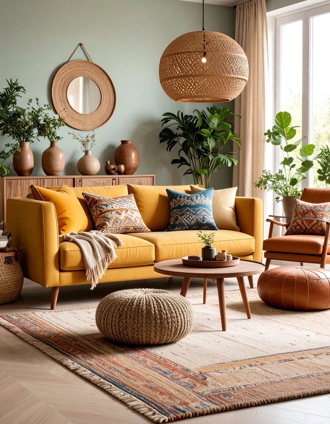 Fabric Combination Living Room - 24 Transitional Living Room Ideas
