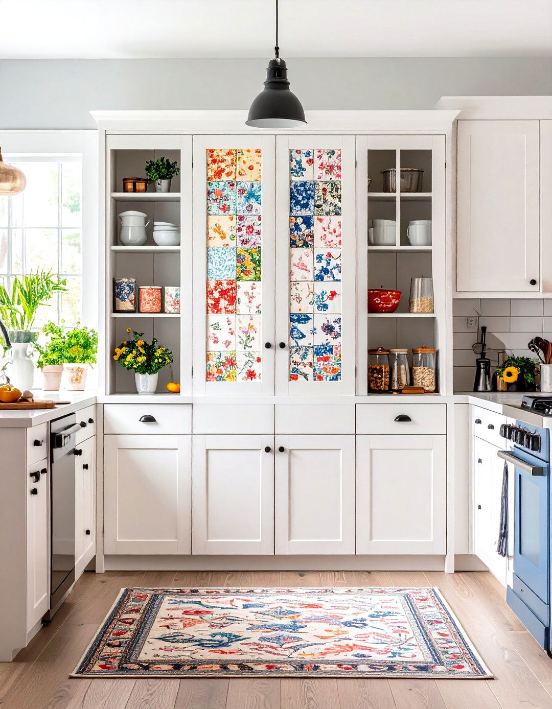 Fabric Panel Inserts - 24 Pantry Door Ideas