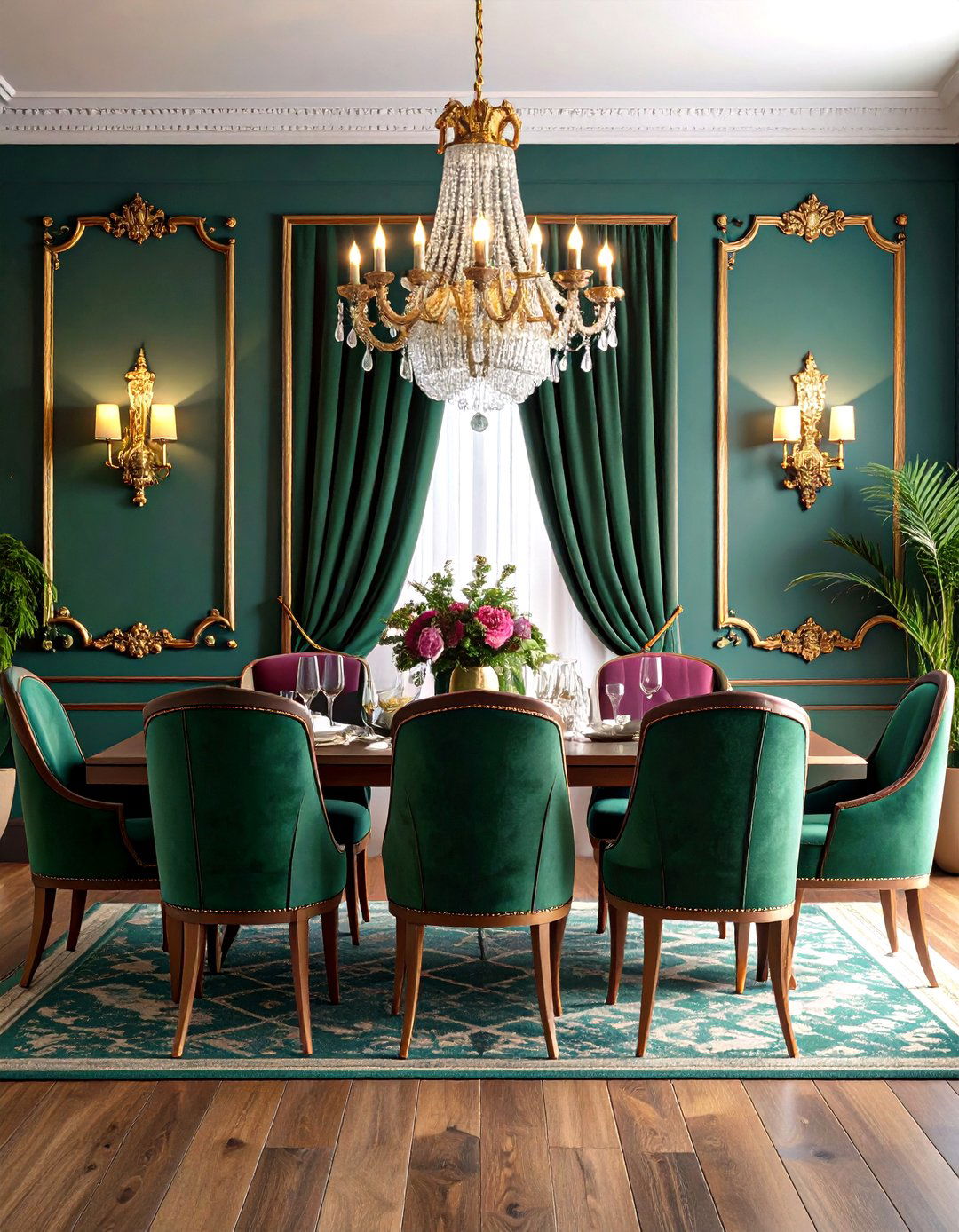 Fabric Panel Treatments - 24 Dining Room Accent Wall Ideas