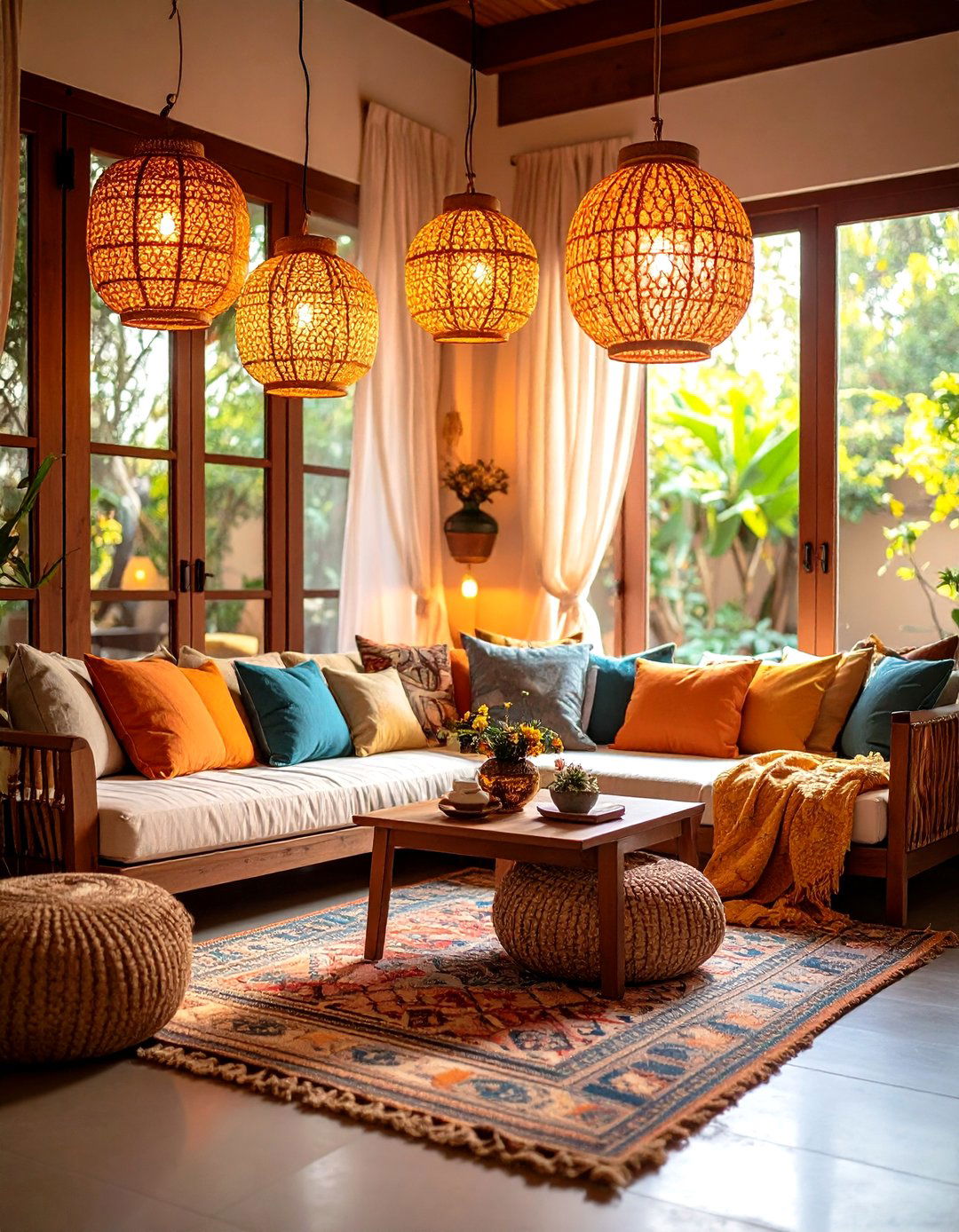 Fabric Shade Softness - 24 Entryway Lighting Ideas