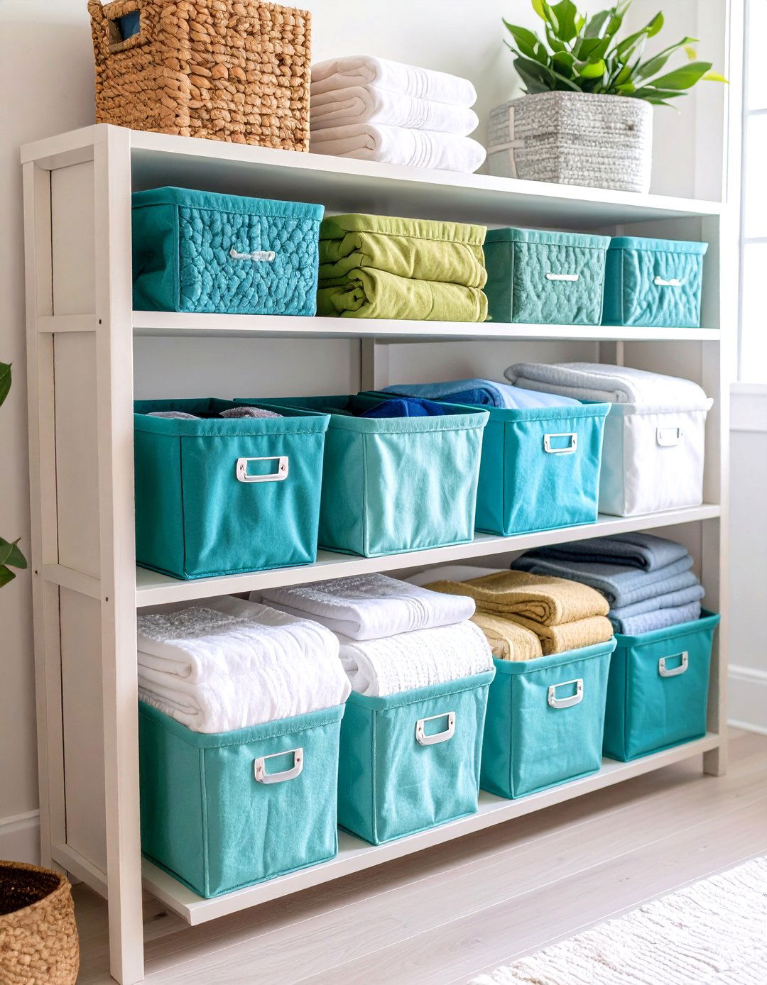 Fabric Storage Bin Systems - 24 Blanket Storage Ideas