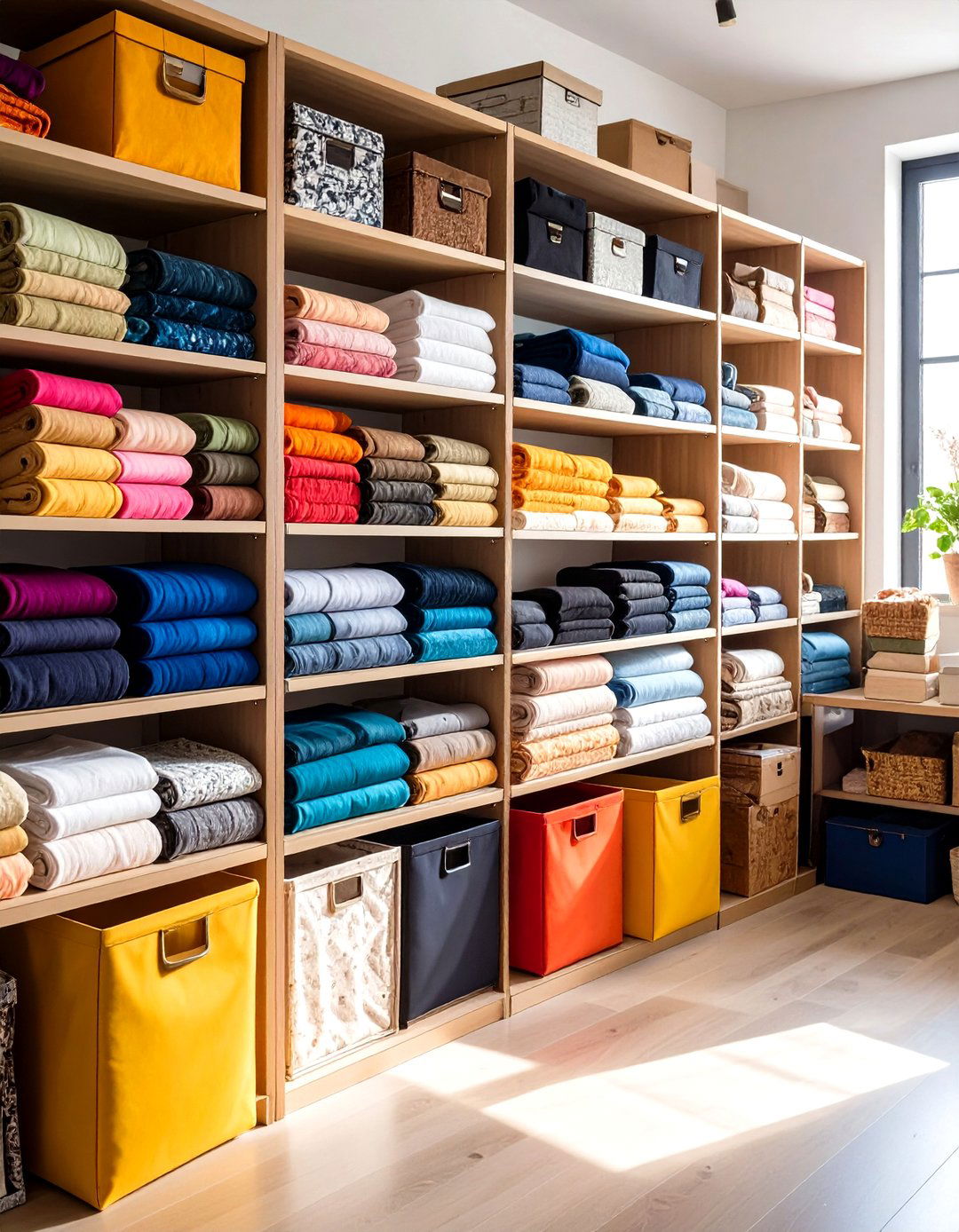 Fabric and Material Storage Systems - 24 Craft Room Organization Ideas