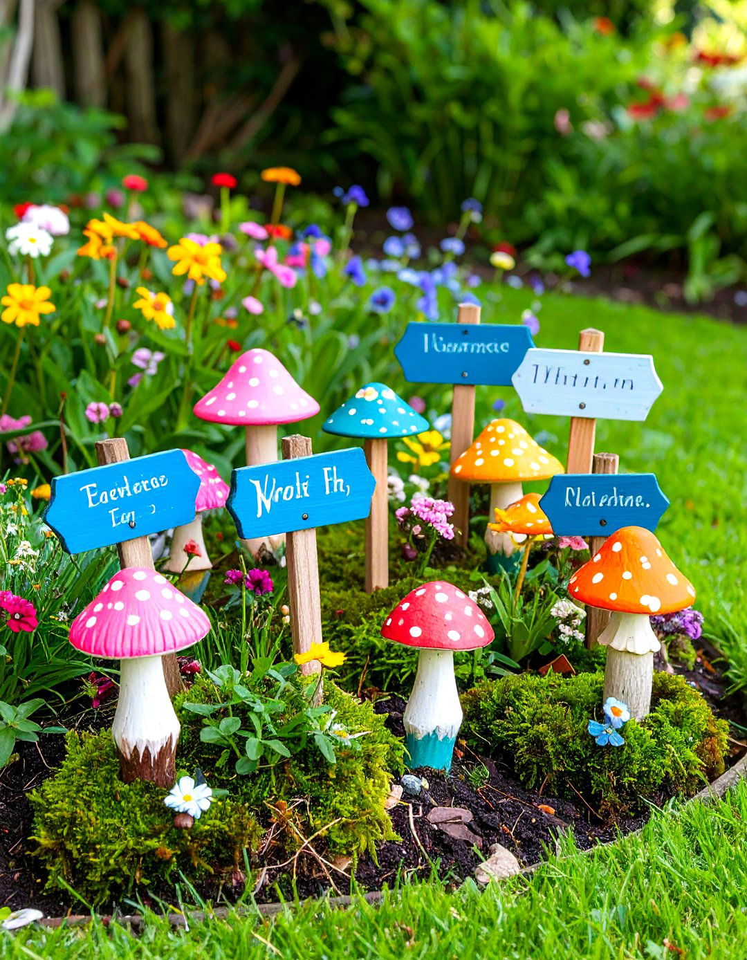 Fairy Garden Signs - 24 Garden Sign Ideas