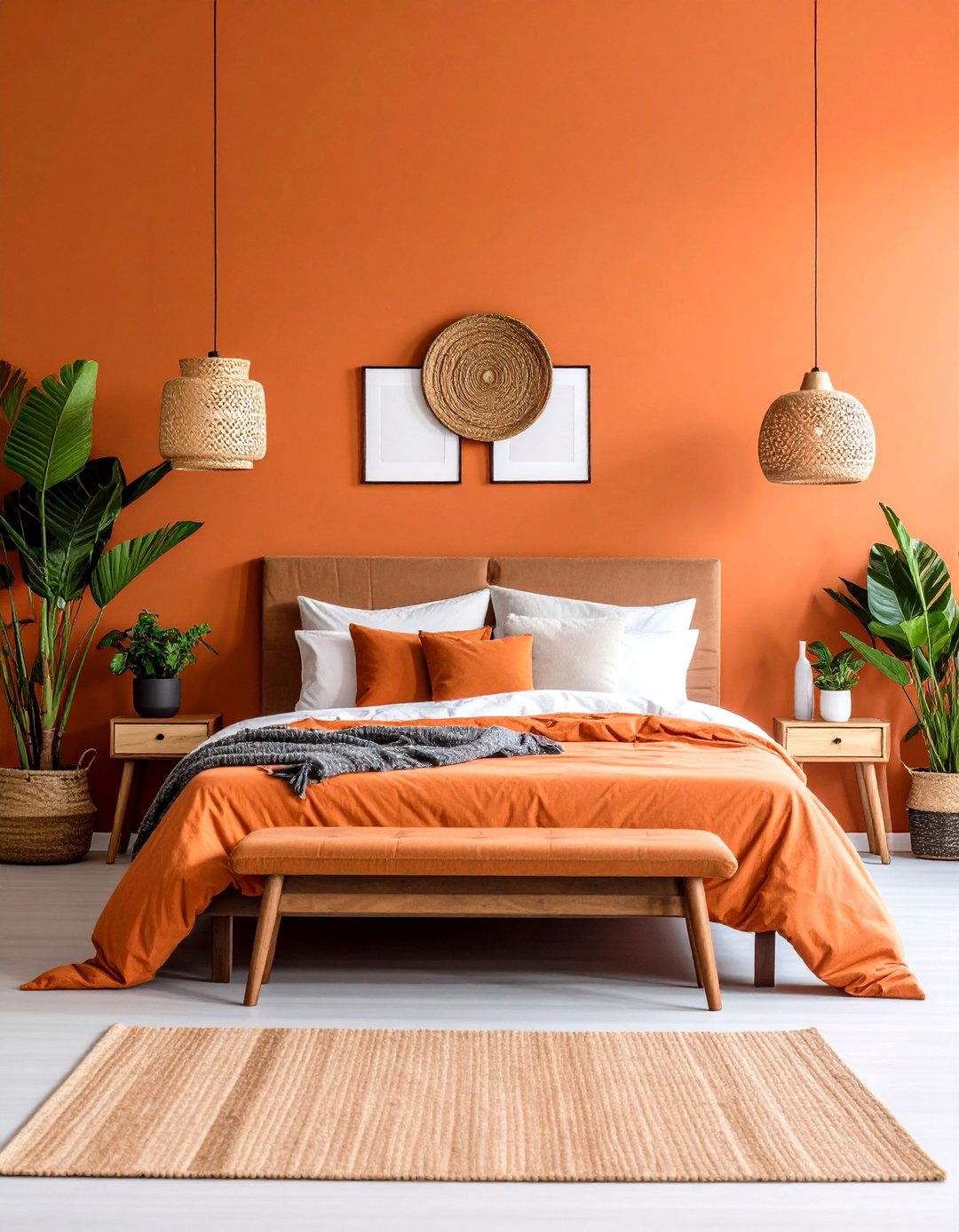 Fairy Light Ambient Illumination - 24 Dark Boho Bedroom Ideas