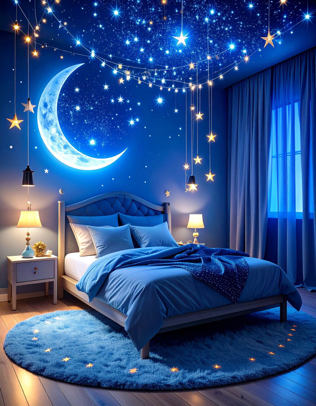 Fairy Light Stargazer Den - 24 Girls Boho Bedroom Ideas