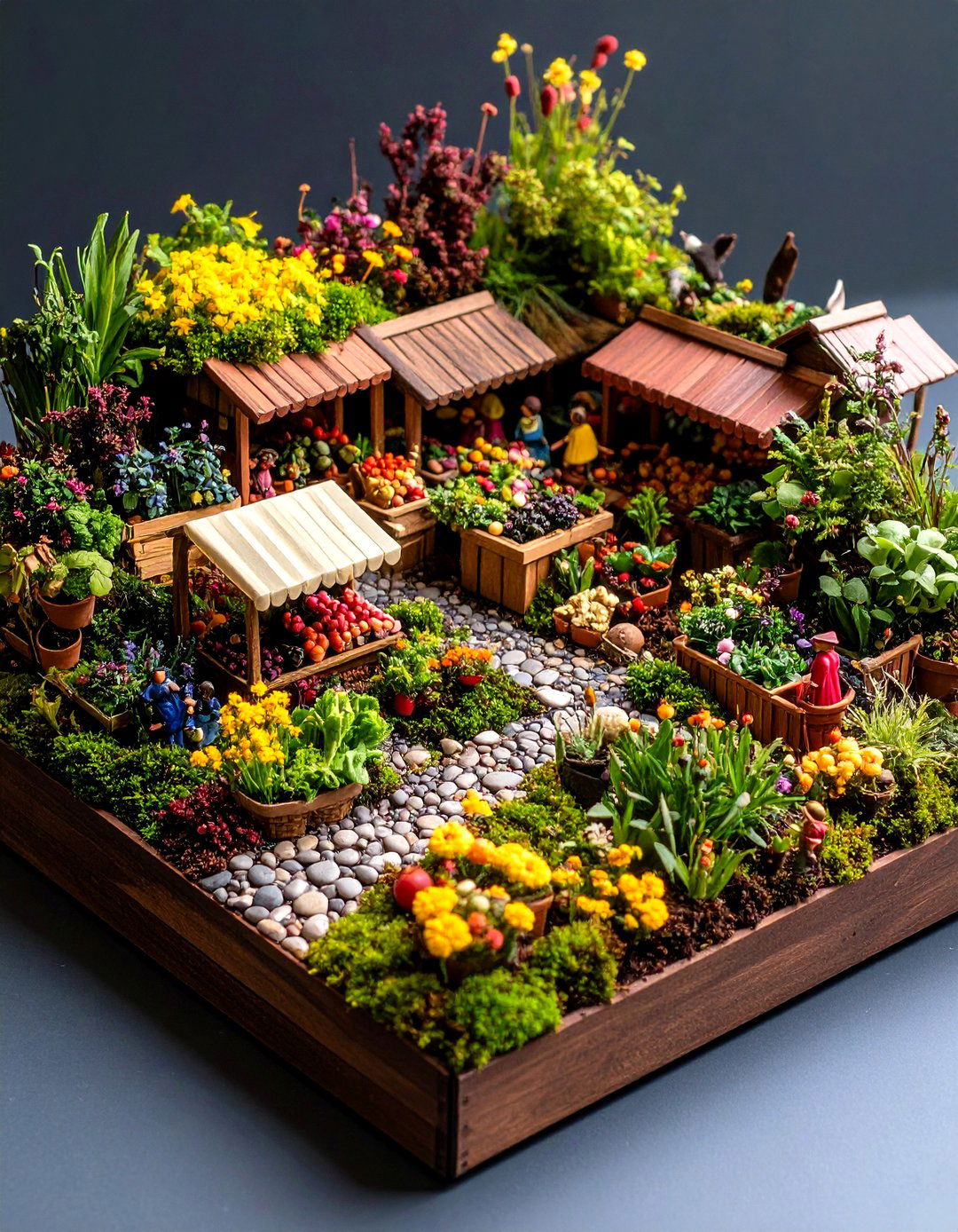 Fairy Market Garden Square - 24 Fairy Garden Ideas
