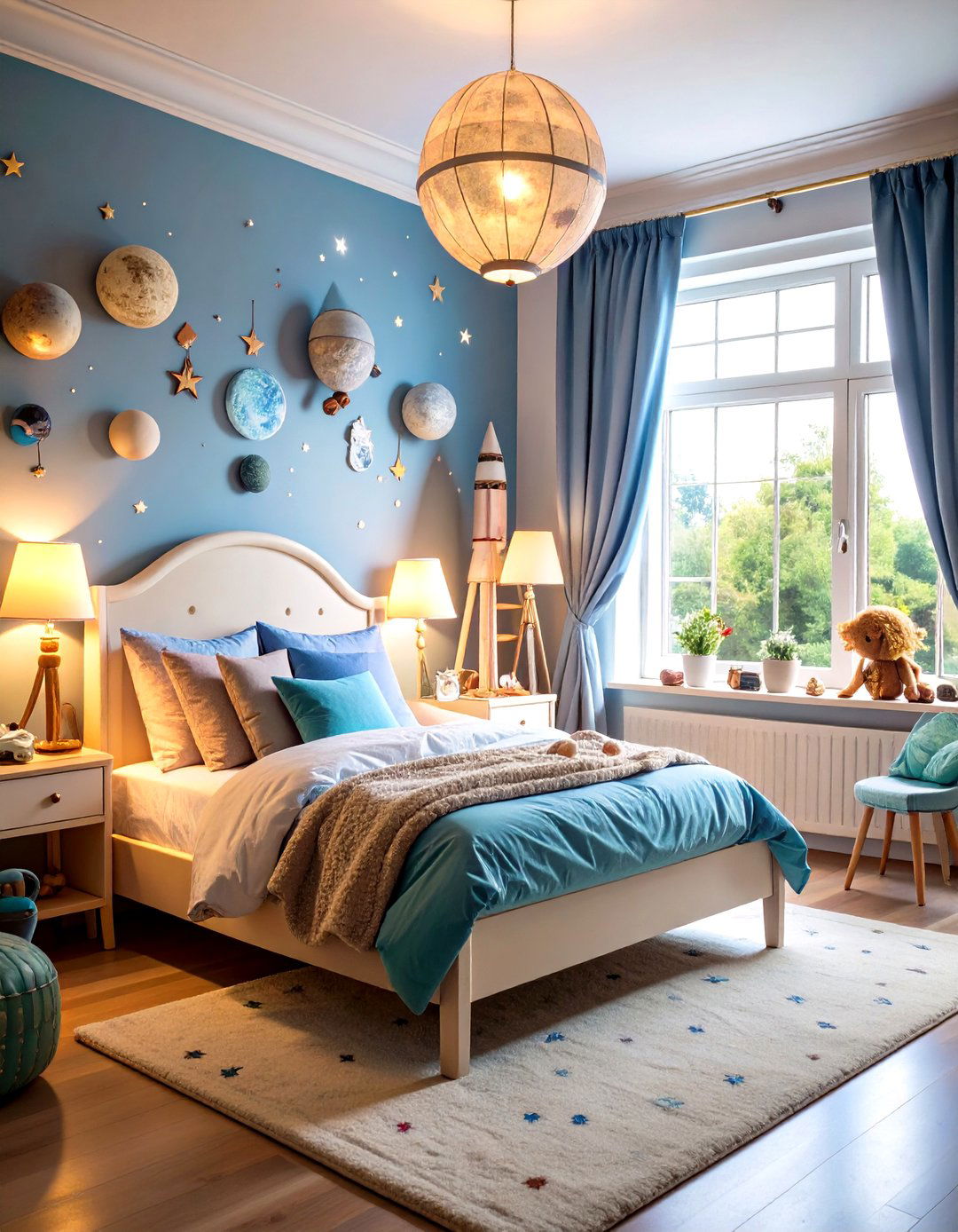 Fairy Space Explorer Galaxy Room - 24 Fairy-themed Bedroom Ideas