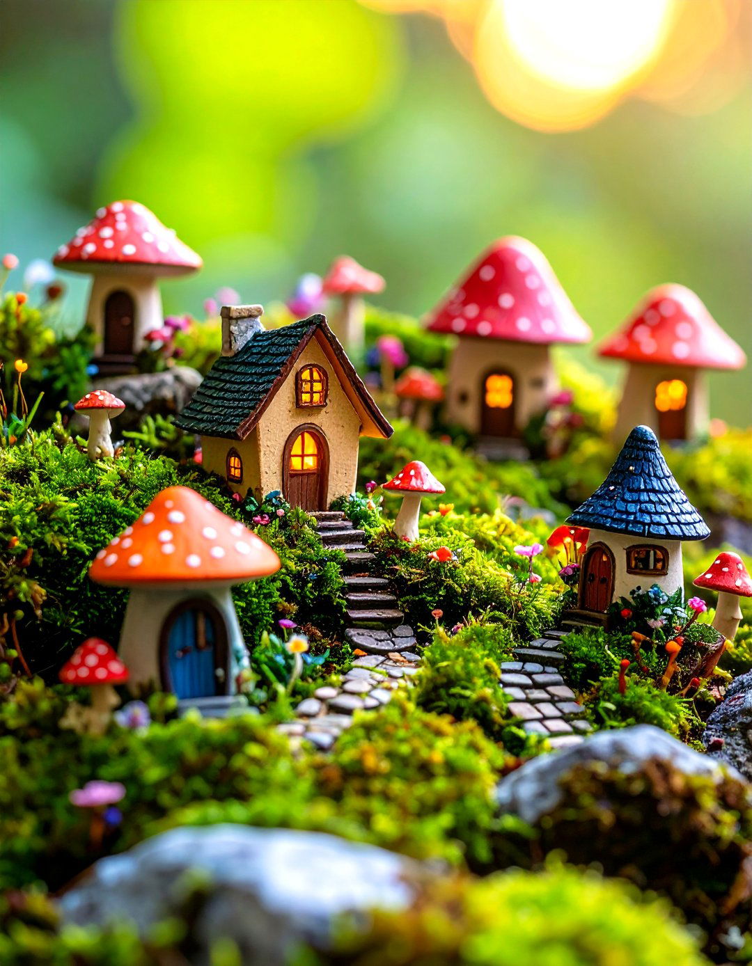 Fairy Tale Garden with Whimsical Miniature Landscapes - 24 Garden Decor Ideas
