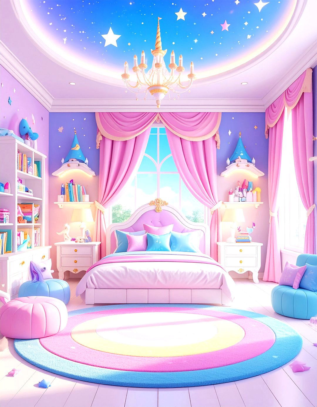 Fairy Tale Unicorn Storybook - 24 Unicorn Bedroom Ideas