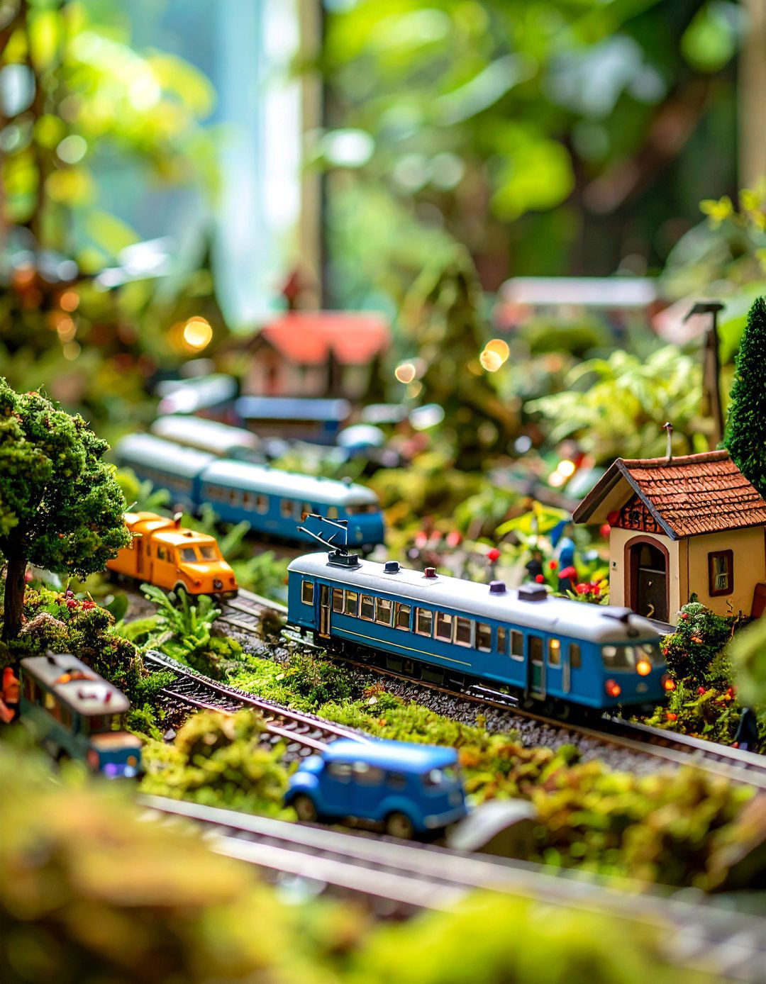 Fairy Transportation Hub with Multiple Travel Options - 24 Large Fairy Garden Ideas