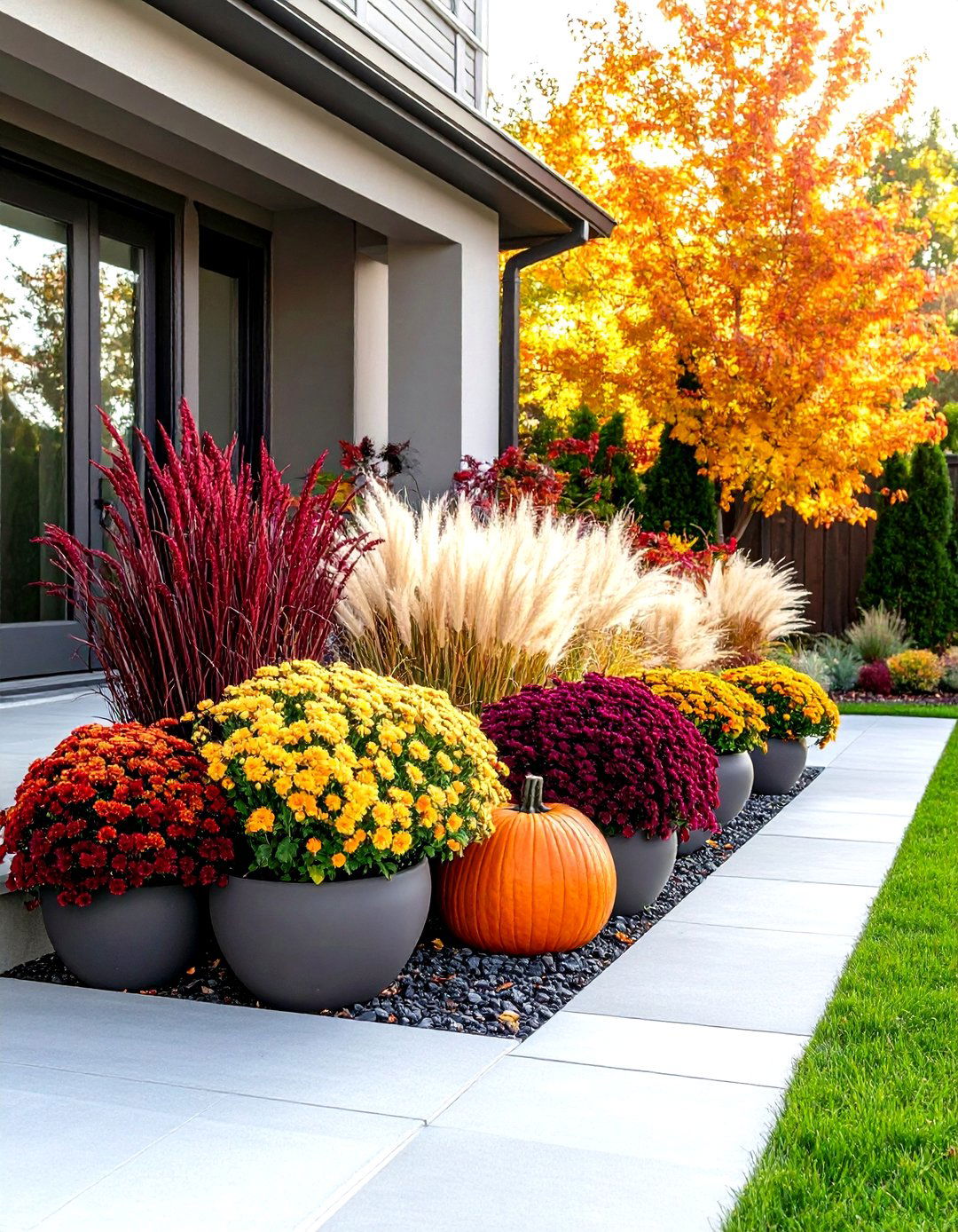 Fall Container Garden Displays - 24 Fall Garden Ideas