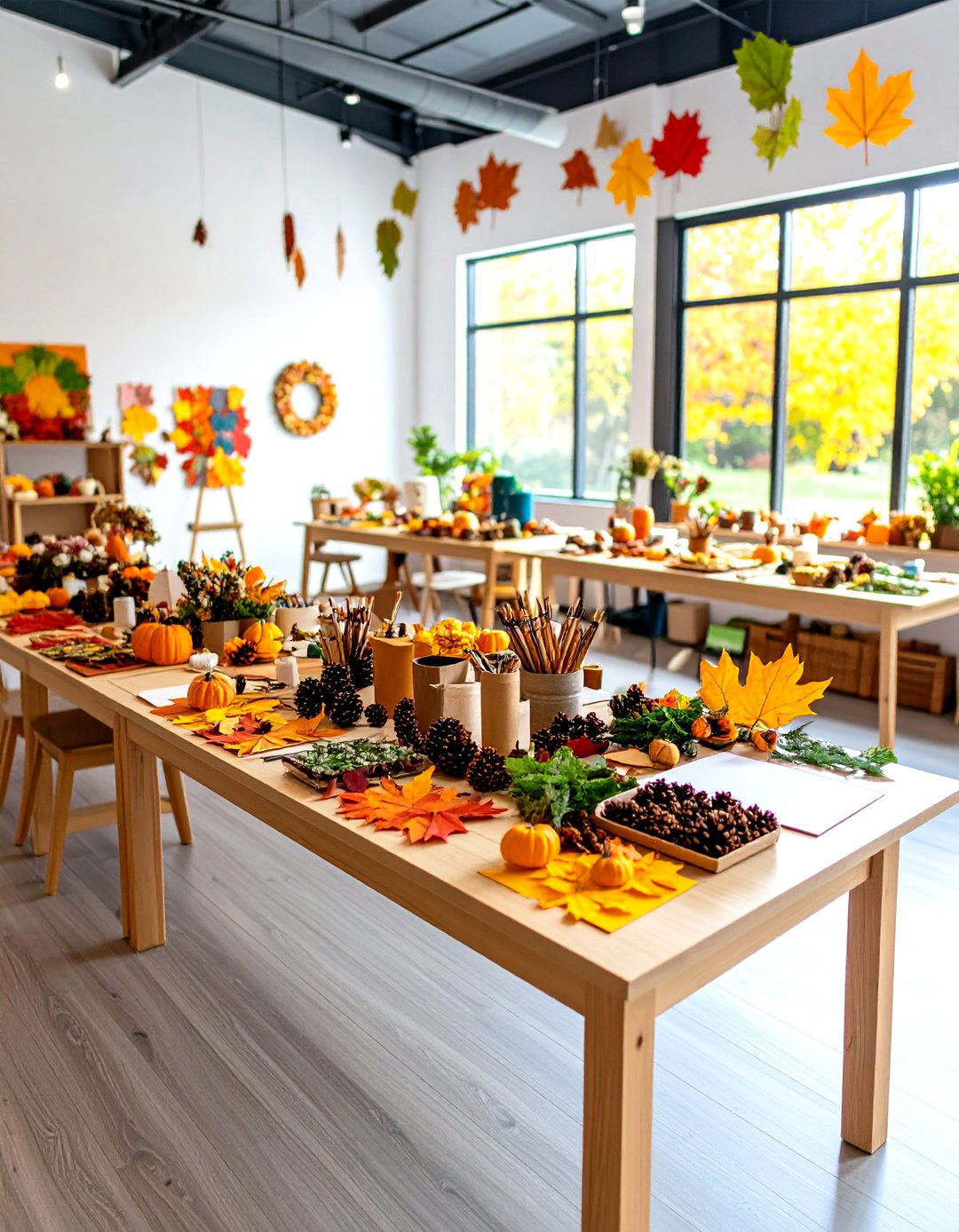 Fall Craft Workshop Birthday Party - 24 Fall Birthday Party Ideas