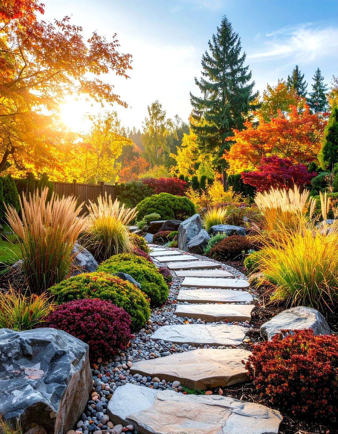 Fall Rock and Alpine Garden Features - 24 Fall Garden Ideas