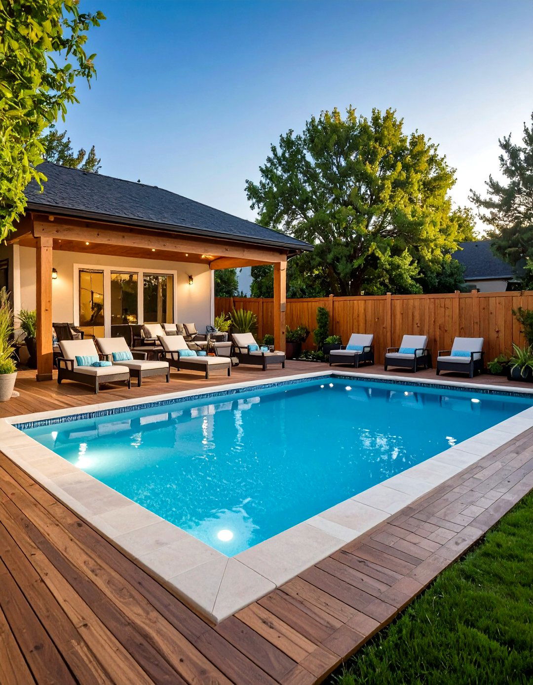 Family Entertainment Focus - 24 Rectangle Pool With Hot Tub