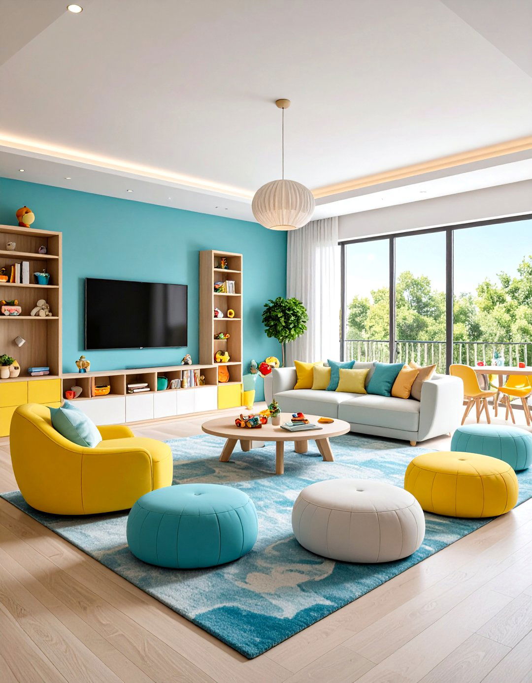 Family Friendly Media Room Design - 24 Home Theater Ideas