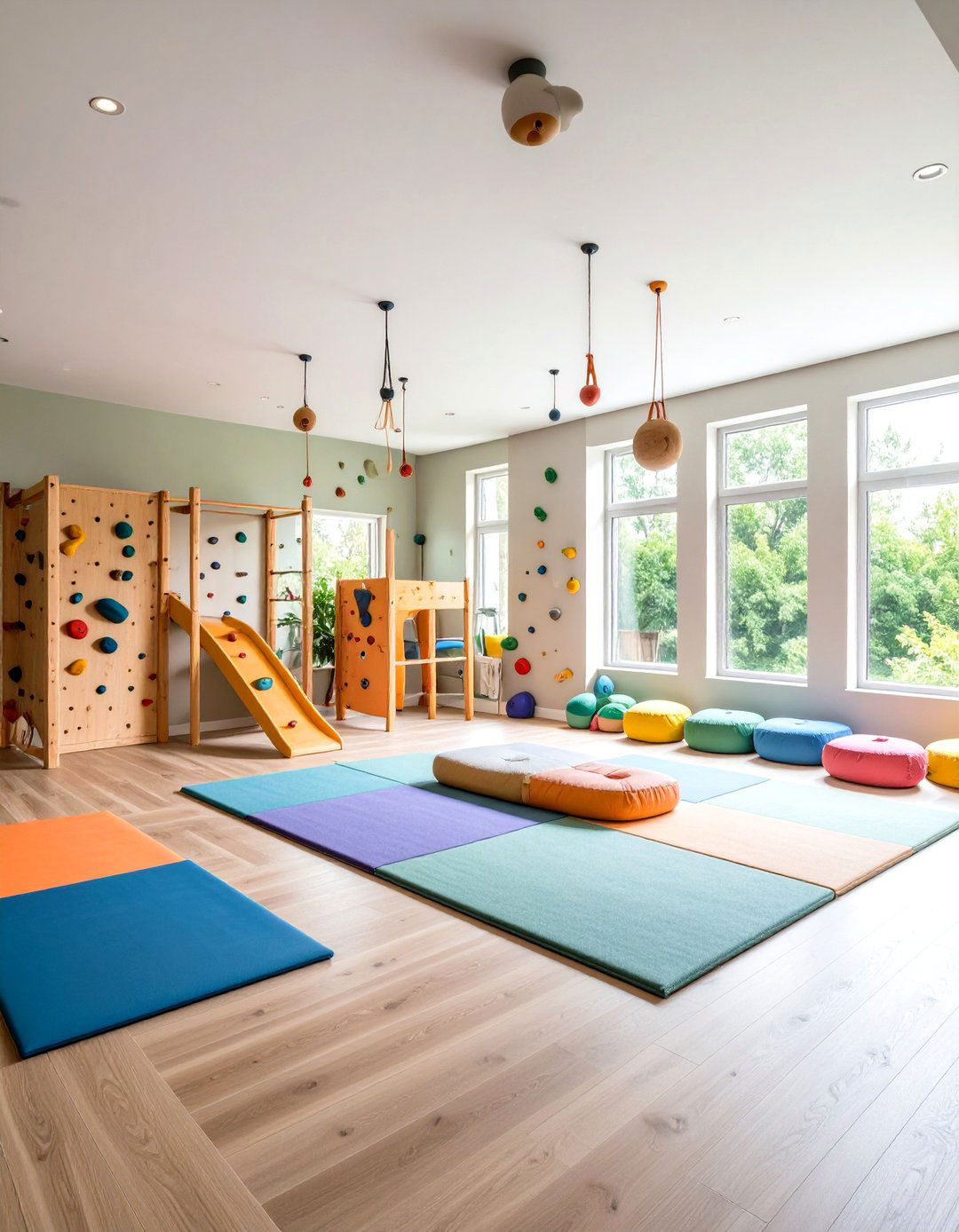 Family Friendly Multi Generational Gym Space - 24 Small Home Gym Ideas