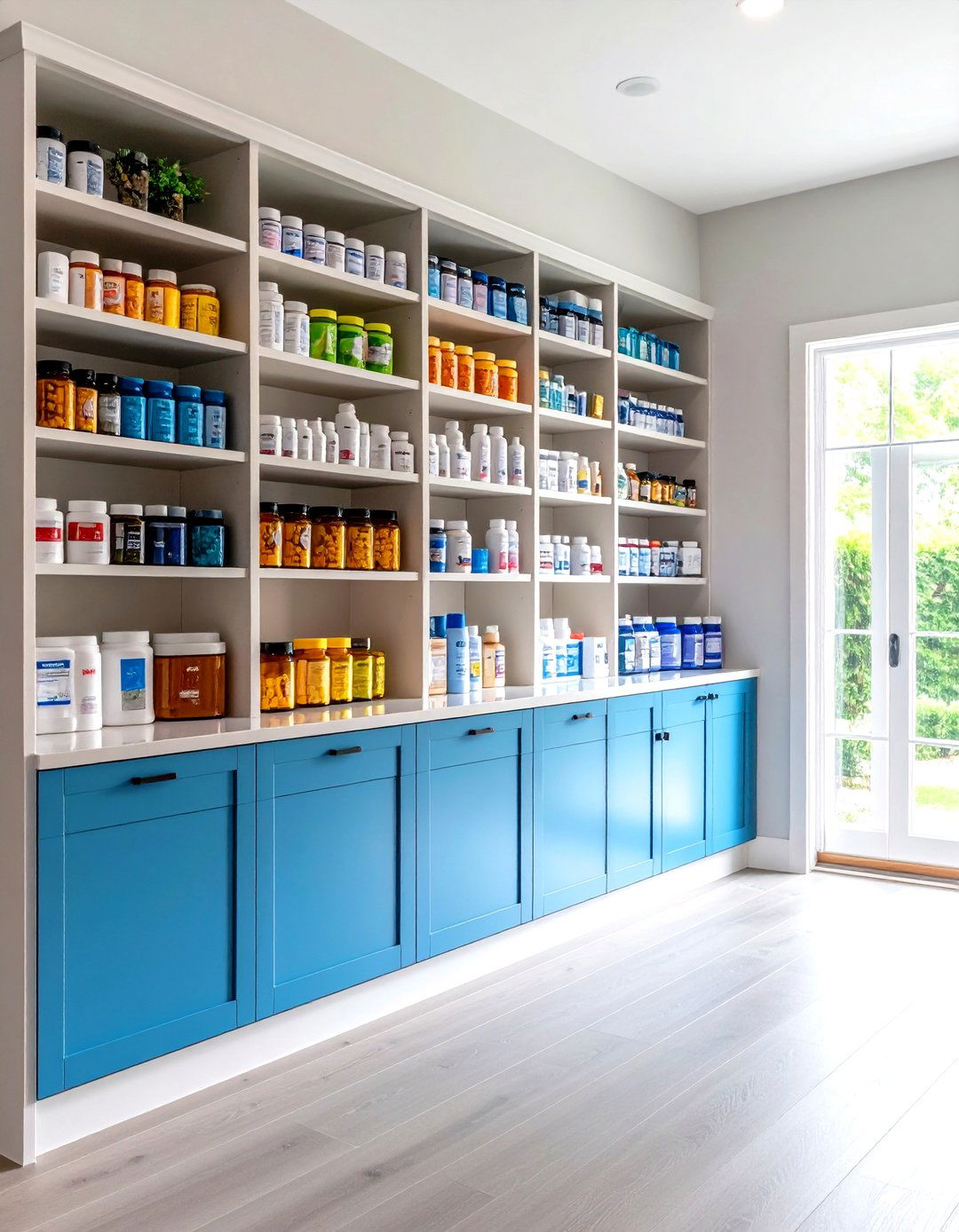 Family Medicine Command Center with Individual Zones - 24 Medicine Storage Ideas