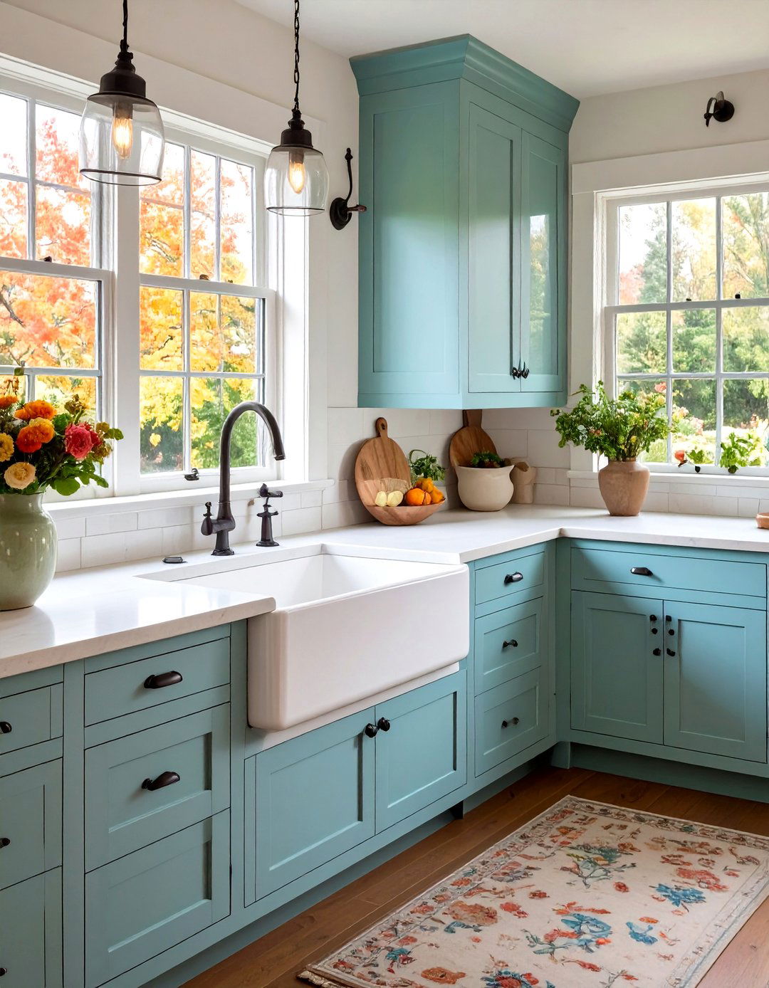 Farmhouse Apron Corner Kitchen Sink - 24 Corner Kitchen Sink Ideas