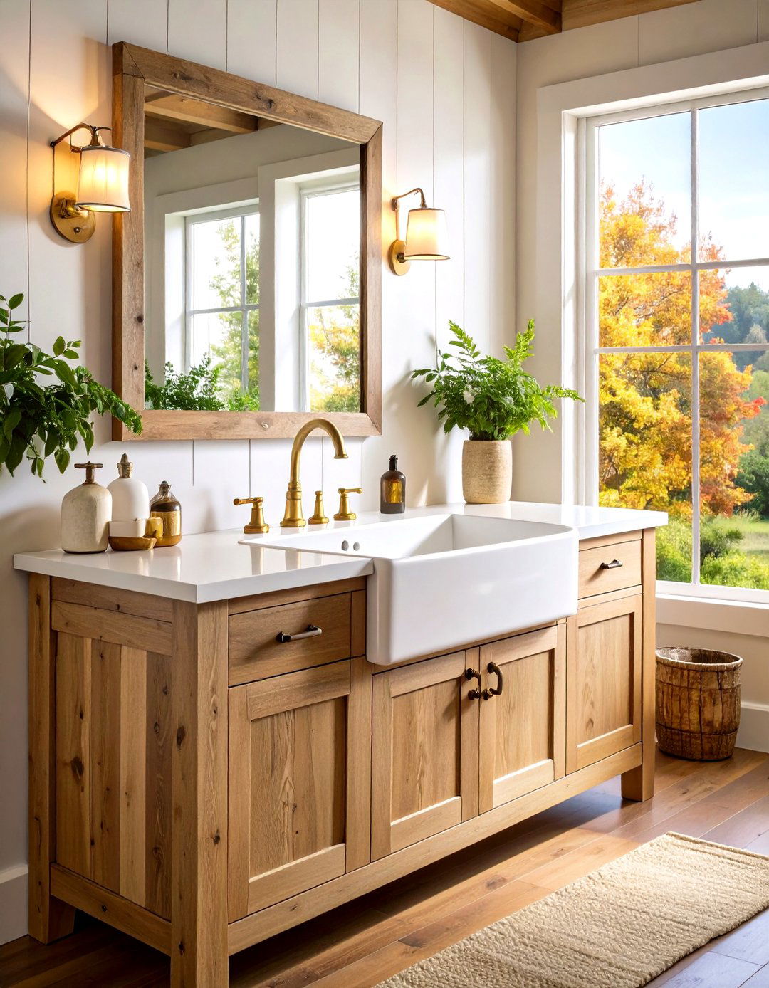 Farmhouse Apron Front Bathroom Sinks - 24 Bathroom Sink Ideas