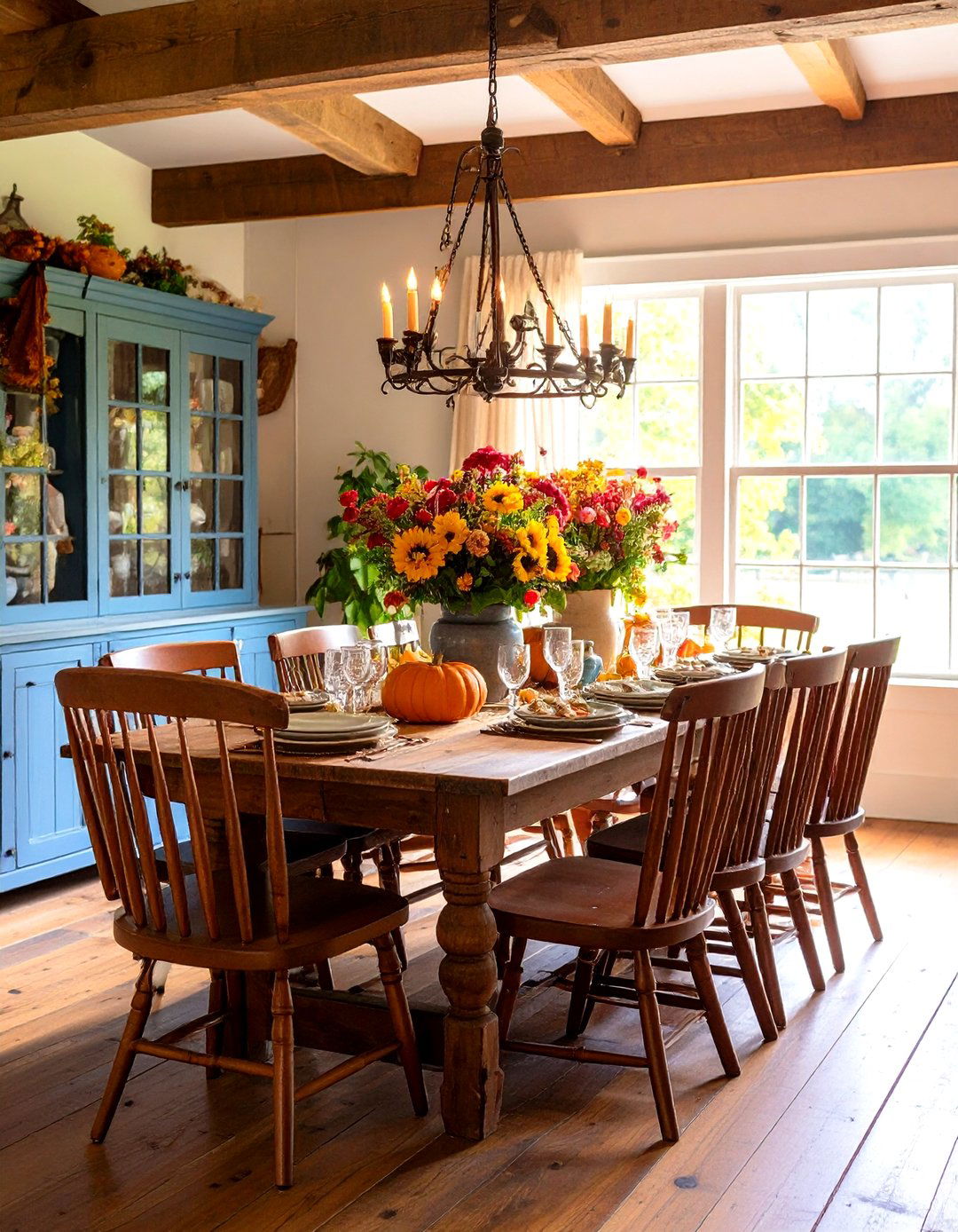 Farmhouse Cottage Dining Rooms - 24 Wooden Interior Design Ideas