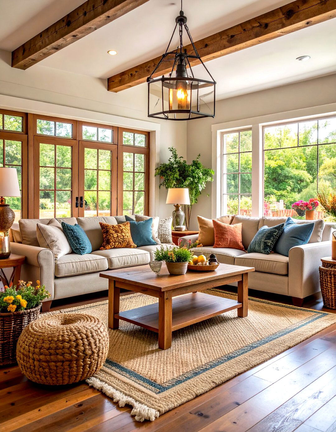 Farmhouse Cottage Living Room Appeal - 24 Cottage Living Room Ideas
