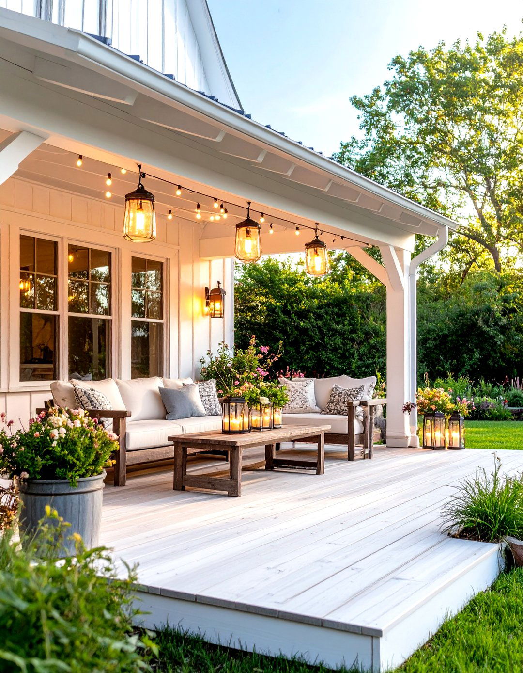 Farmhouse Covered Patio Style - 24 Attached Covered Patio Ideas