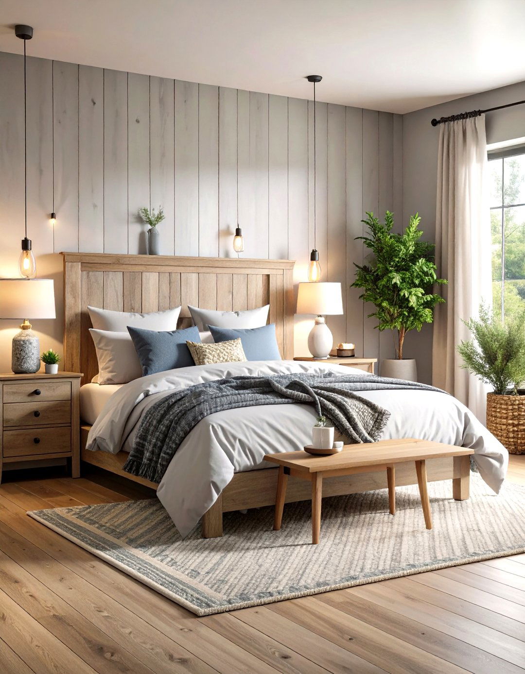 Farmhouse Grey Headboard Bedroom - 24 Grey Headboard Bedroom Ideas