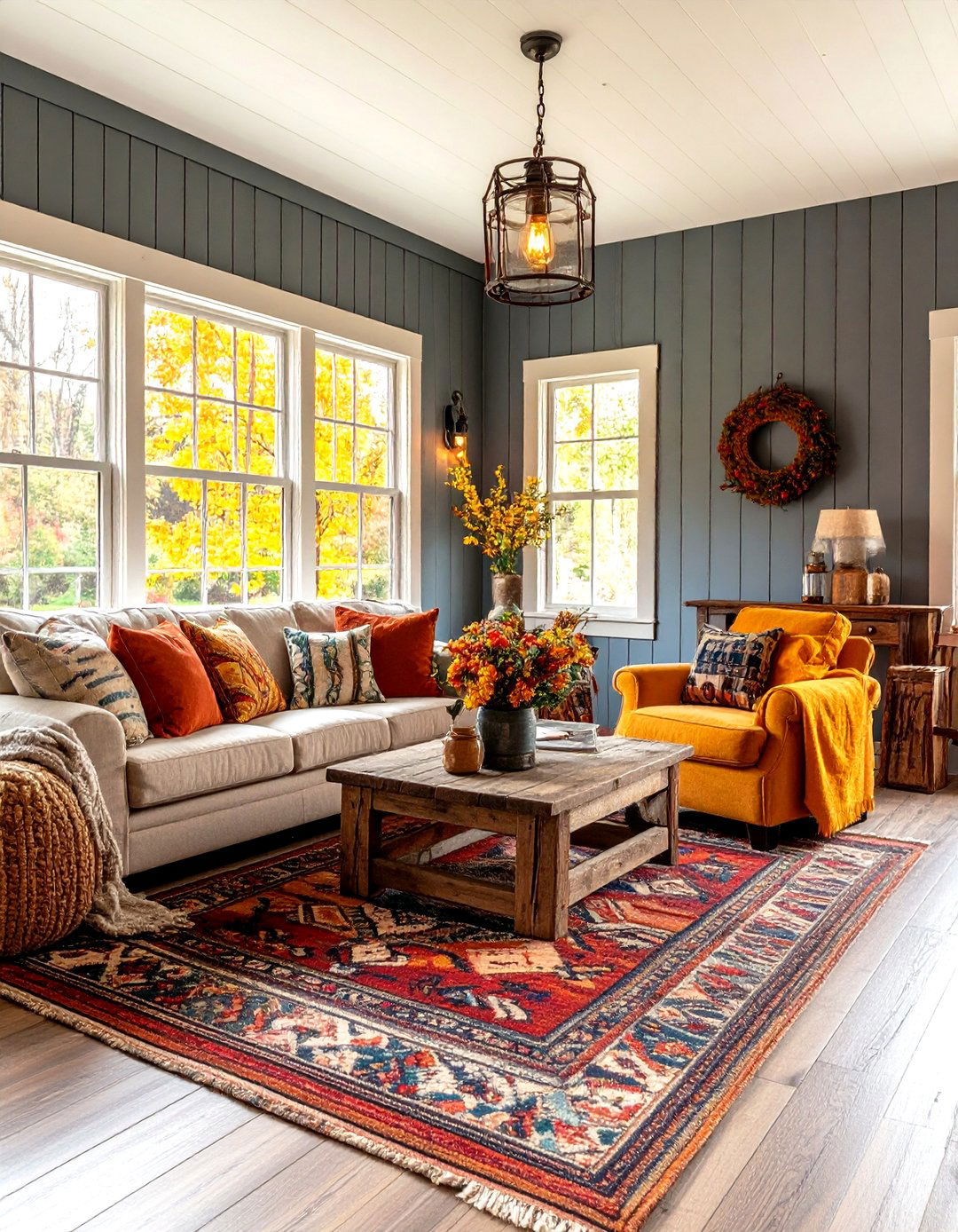 Farmhouse Grey and Cream Living Room Style - 24 Grey and Cream Living Room Ideas