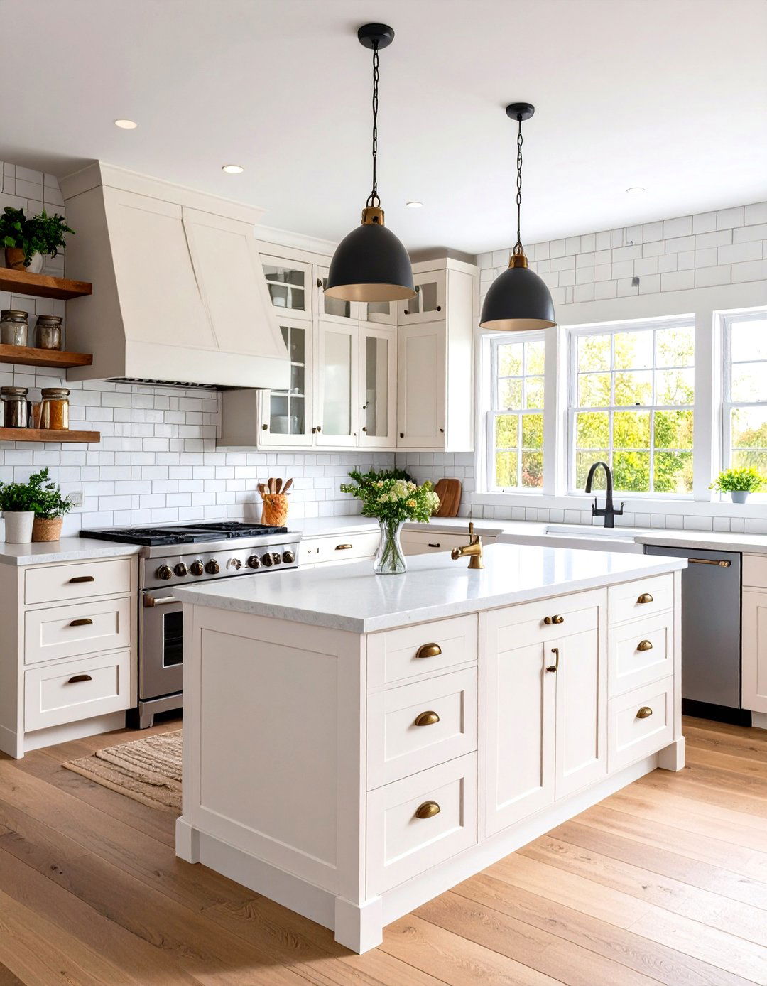 Farmhouse Kitchen Backsplash Theme - 24 Brick Wallpaper Ideas