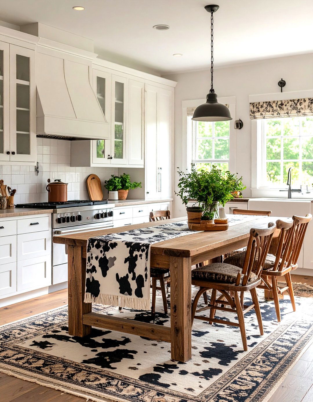 Farmhouse Kitchen Cow Print Collection - 24 Cow Print Room Decor Ideas