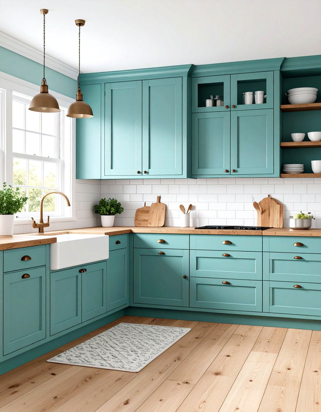Farmhouse Mint Green Kitchen - 24 Mint Green Kitchen Ideas