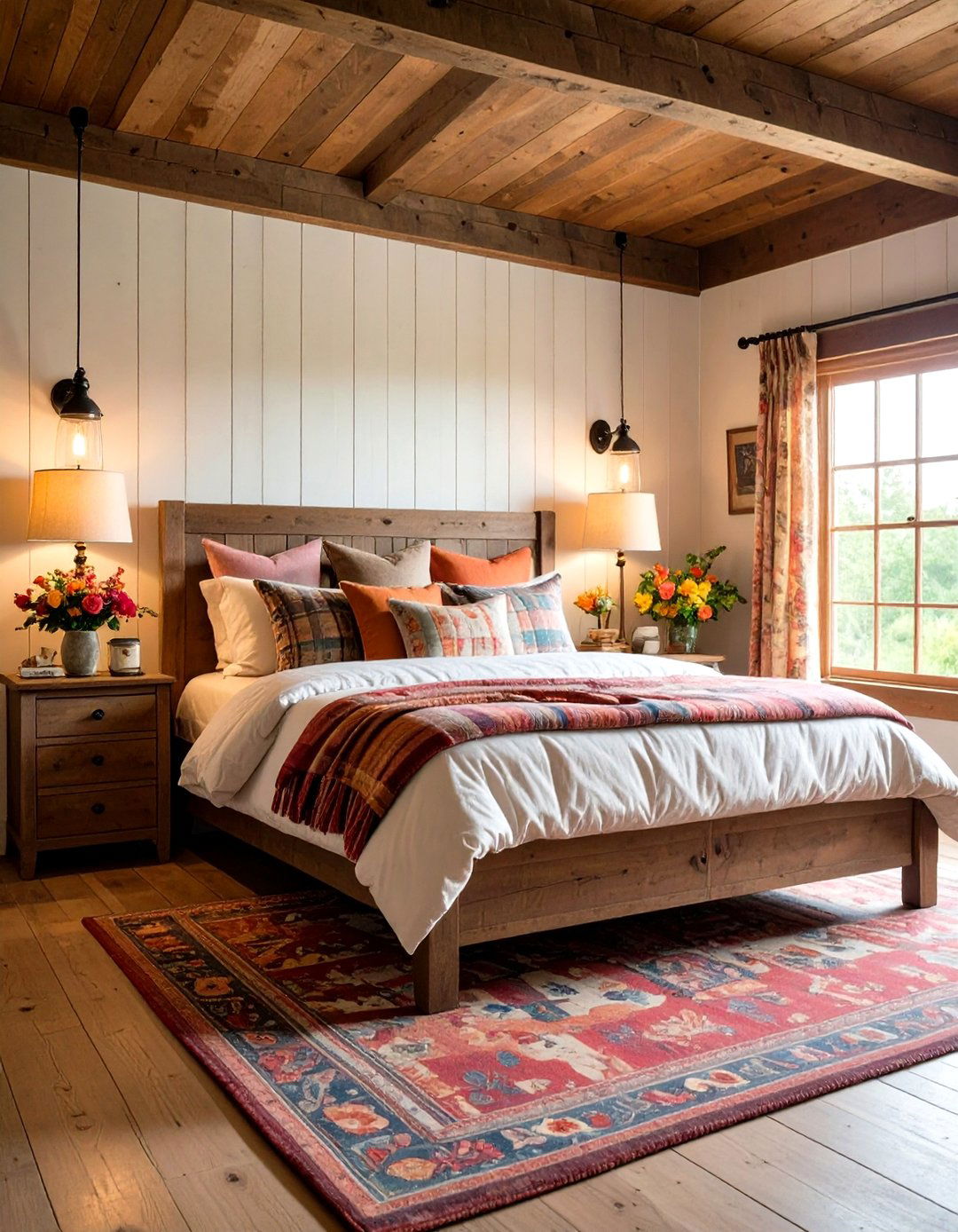 Farmhouse Rustic Guest Bedroom - 24 guest room ideas