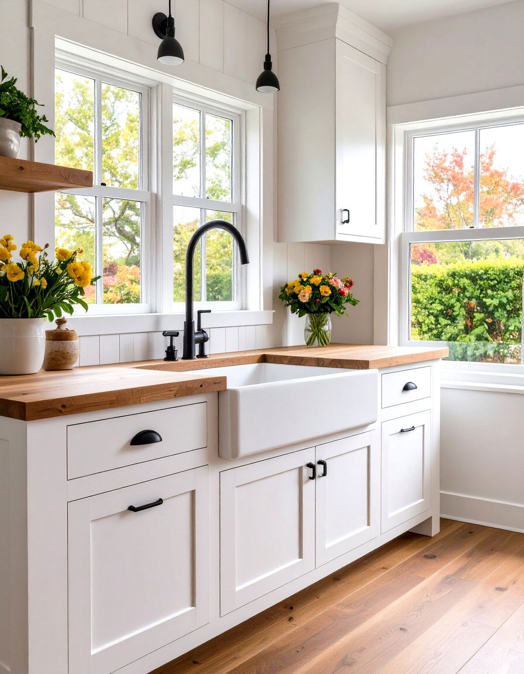 Farmhouse Sink Utility Station - 24 Farmhouse Mudroom Ideas