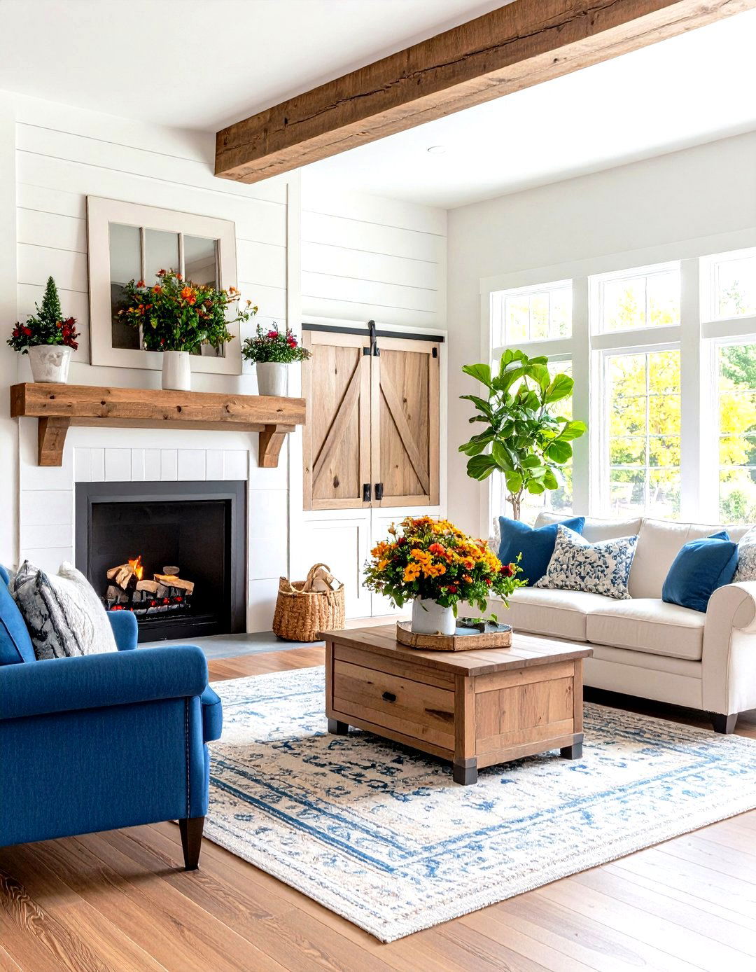 Farmhouse Style Storage Solutions - 24 Fireplace Built-in Ideas
