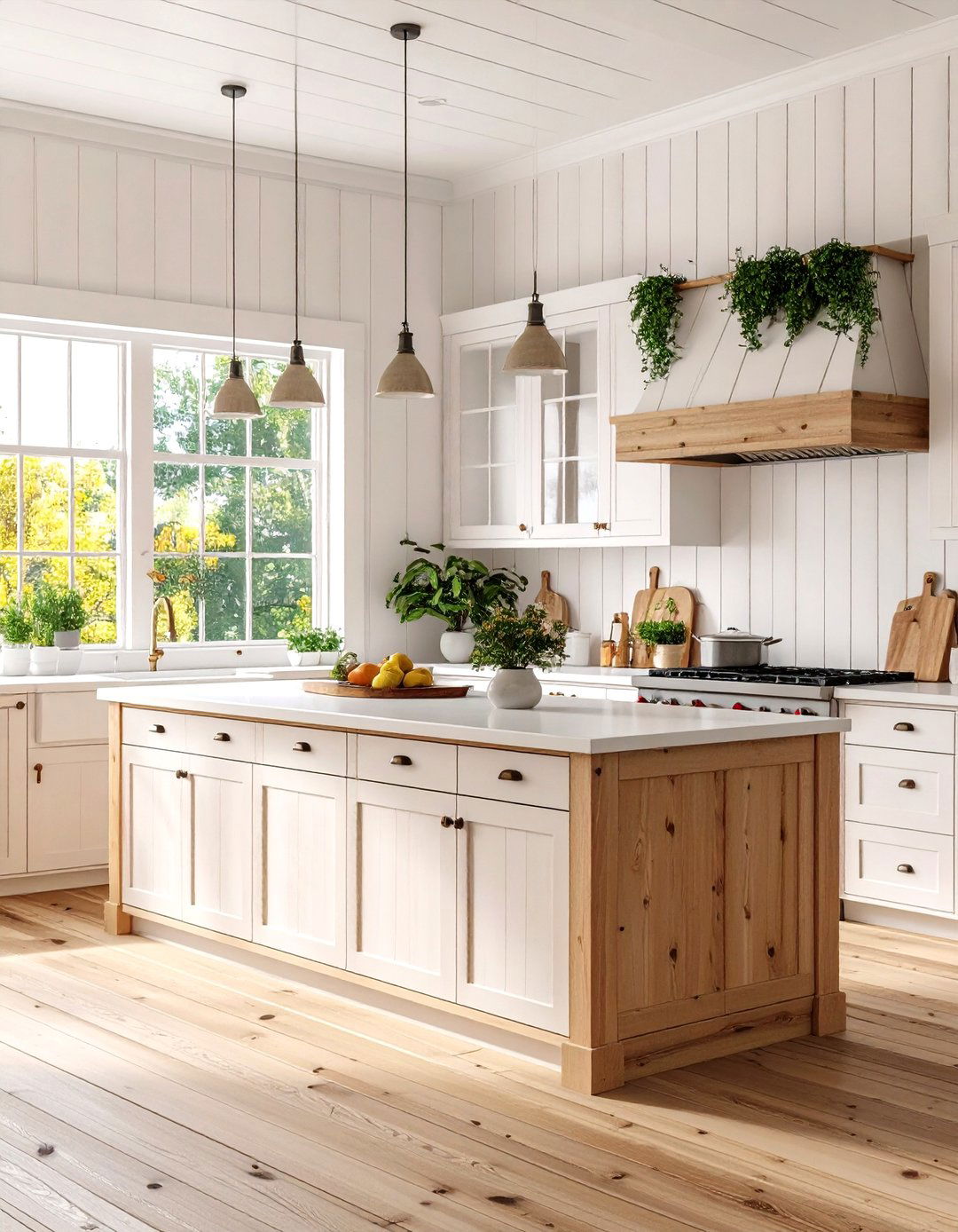 Farmhouse Tongue and Groove Paneling - 24 Half Wall Paneling Ideas