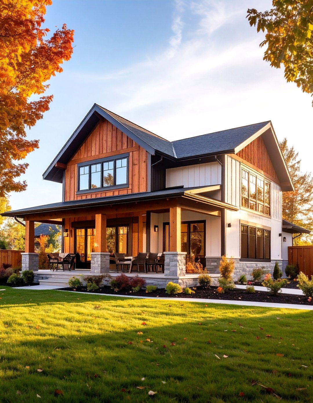 Fiber Cement Board and Batten Siding - 24 Modern Siding Ideas for a Contemporary Home