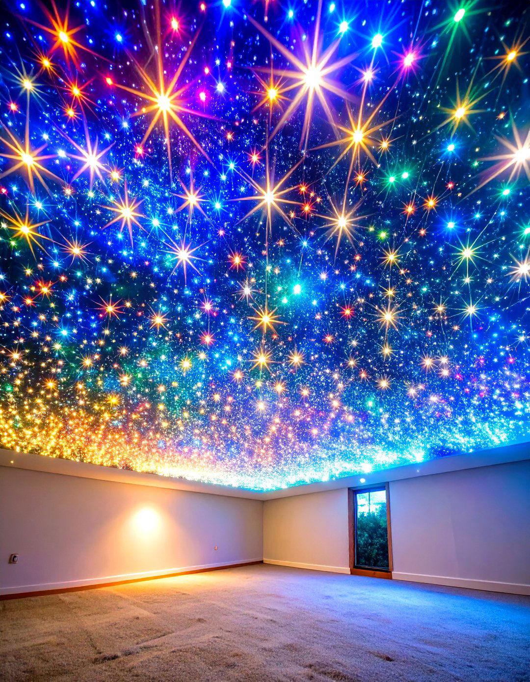 Fiber Optic Star Ceiling Wonder - 24 Basement Drop Ceiling Ideas