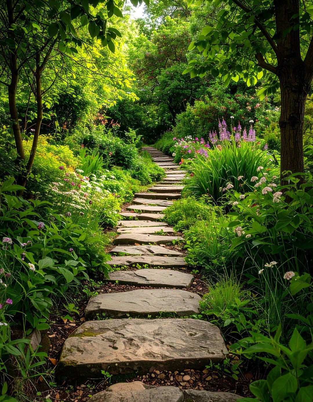 Fieldstone Rustic Trail Systems - 24 Stone Walkway Ideas