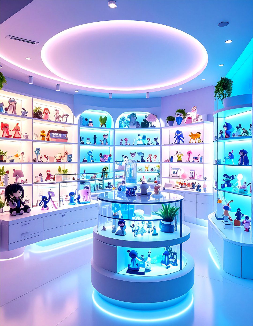 Figurine Showcase Paradise - 24 Anime Room Ideas